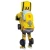 B10-Disguise, Size 8-10 Years, l/s polyester Bumblebee Converting Transformer Halloween Costume
