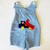 Kate and Libby B-Kate and Libby, 4Y, 0/s cotton applique short romper