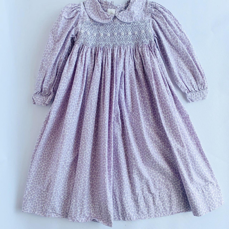 Strasburg G-Strasburg, 4Y, l/s cotton smock dress