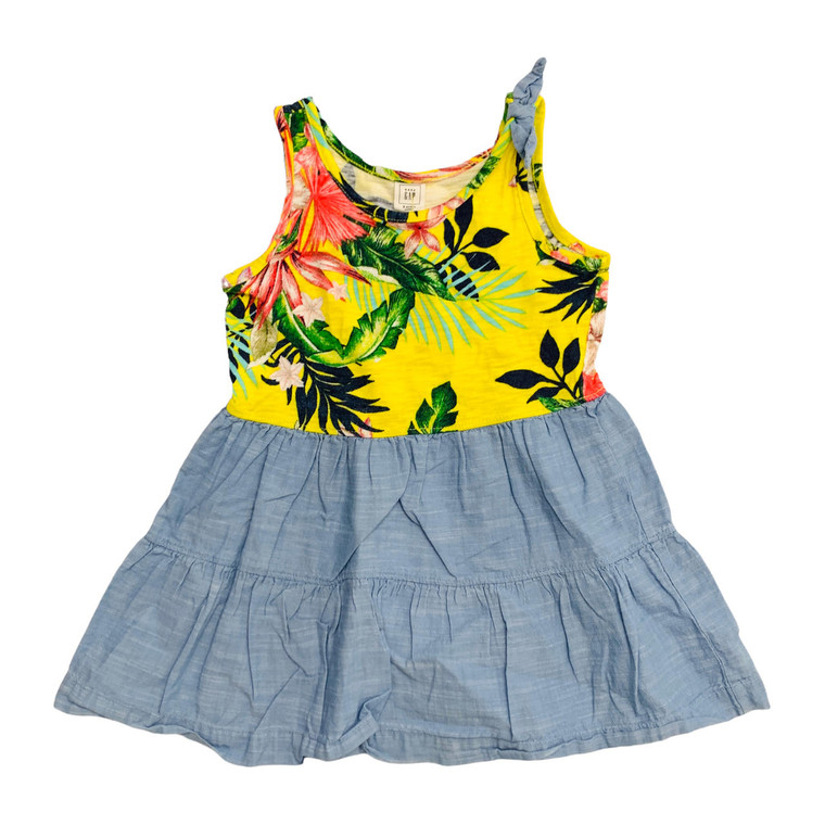 Yellow/Blue Floral, front