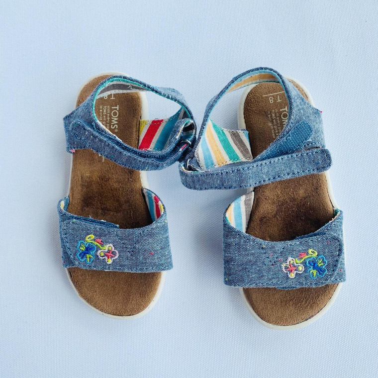 Toms G-Toms, 8, canvas sandals