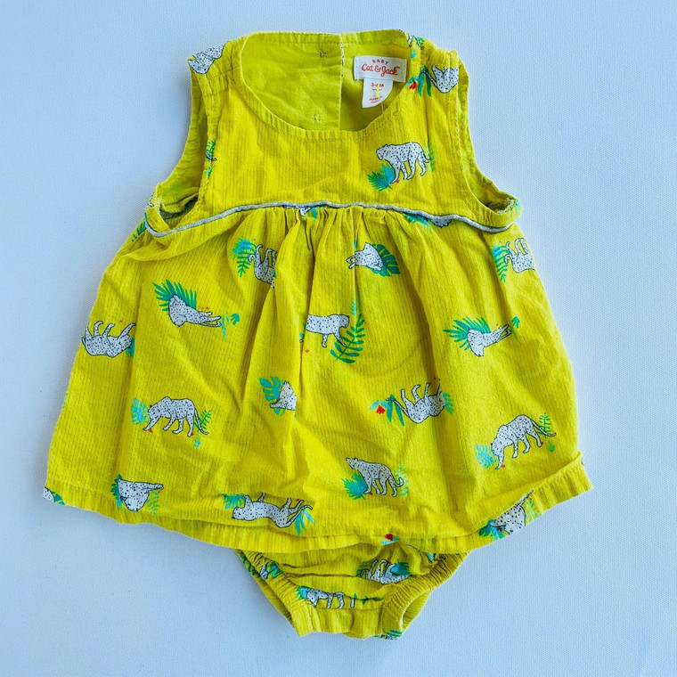 Cat and Jack G06-Cat and Jack, 3-6M, 0/s cotton dress