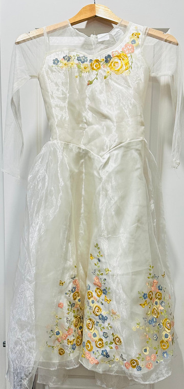 G-Disney, 7/8Y, l/s poly Cinderella ball gown costume