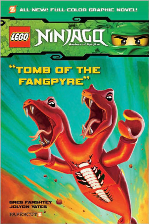 Greg Farshtey and Jolyon Yates Book, LEGO Ninjago Reader Series #4, Tomb of the Fangpyre, by Greg Farshtey and Jolyon Yates