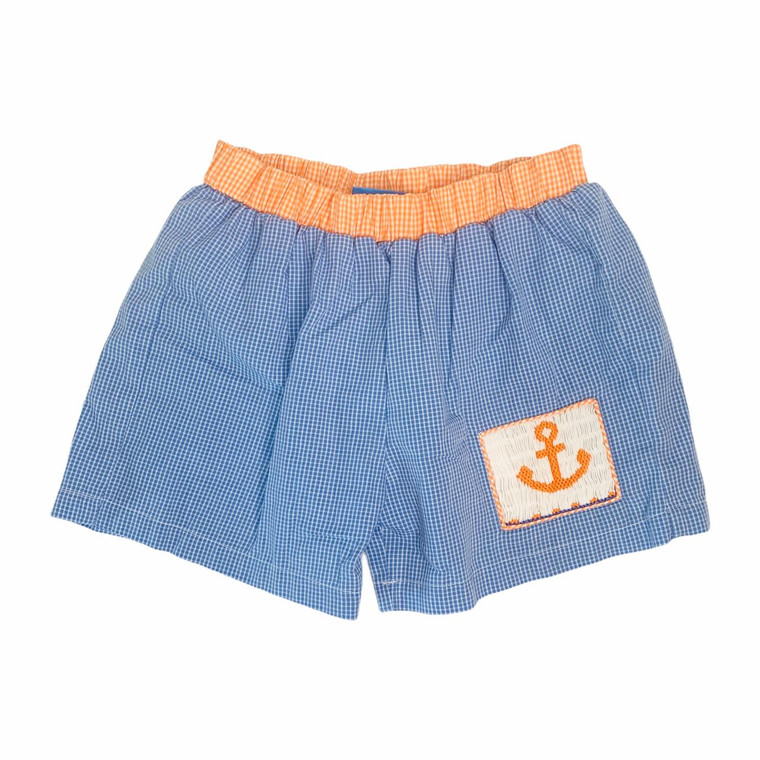 Blue/White/Orange Anchor, front