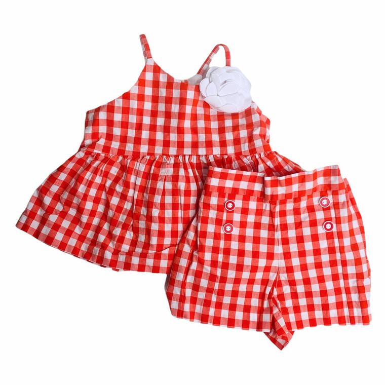 Janie and Jack G06-Janie and Jack, 18-24M, 0/s cotton shirt short