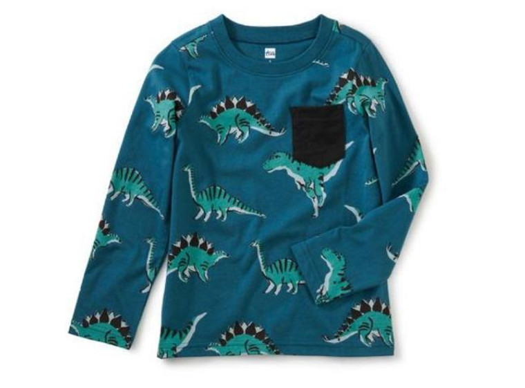 Tea Collection B09-Tea Collection, 6Y, l/s cotton knit tee shirt