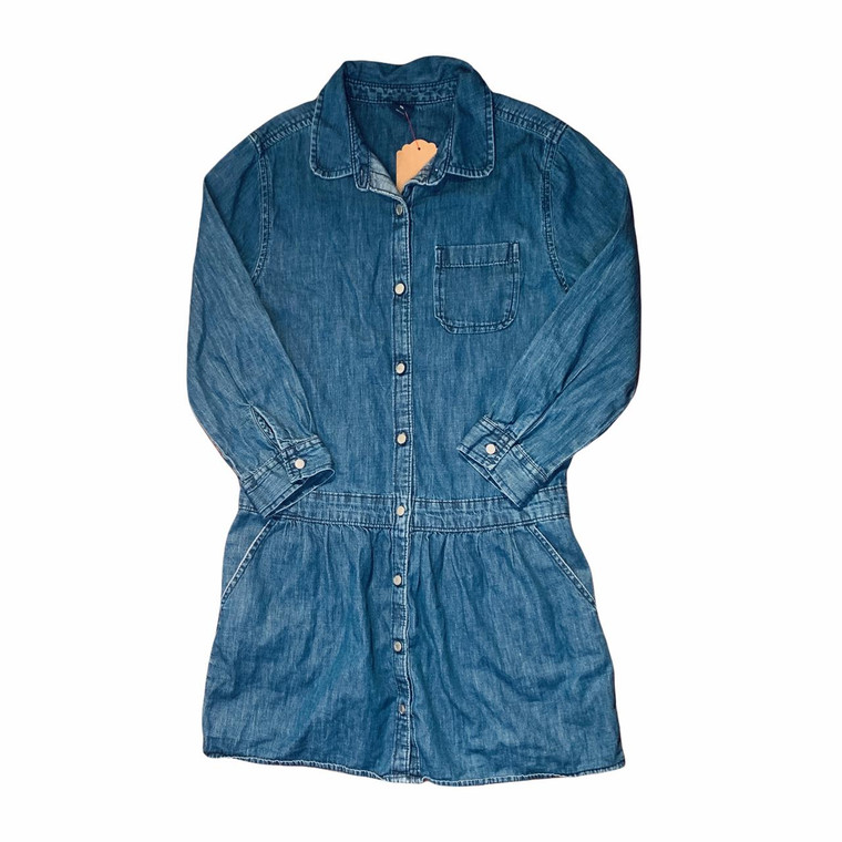 Gap G07-Gap, 12/13Y, l/s chambray dress