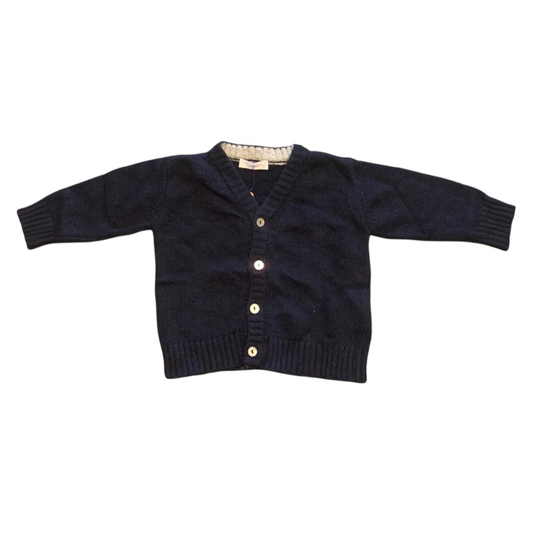 Laranjinha B12-Laranjinha, 0-3M, l/s merino wool sweater card