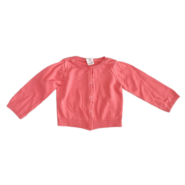 Carters G12-Carters, 6-12M, l/s cotton sweater cardigan