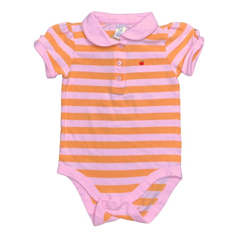 Pink/Orange Striped, front