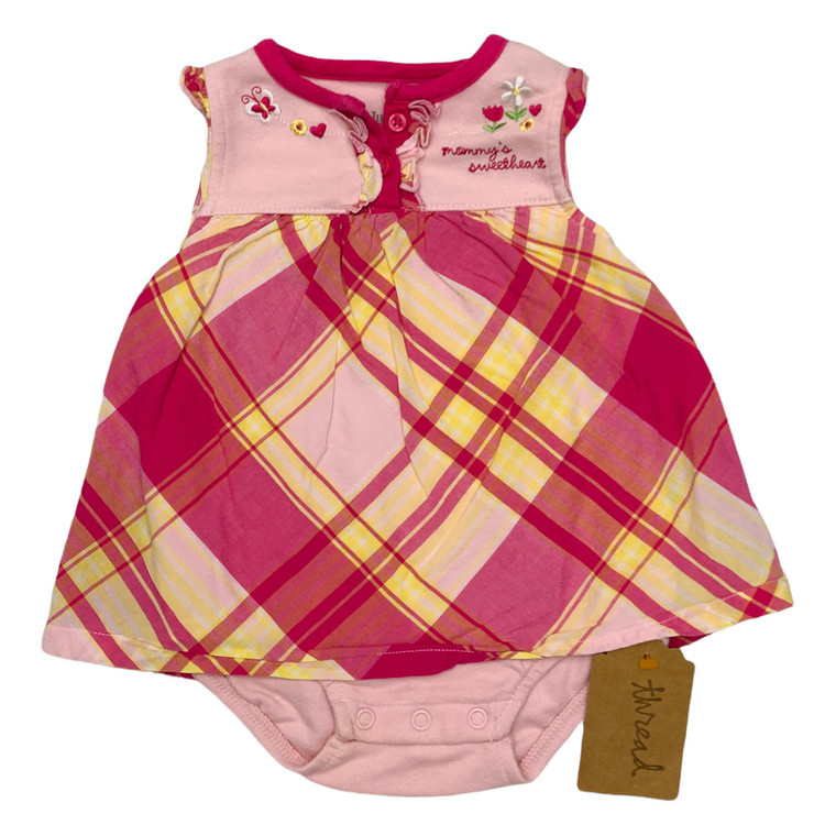 Pink/Yellow Plaid Mommy's, front