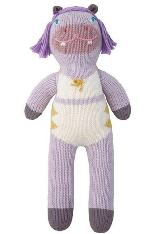 Blabla Kids Blabla, Mini knit doll, Esther the hippo