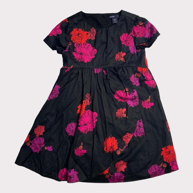 Black/Fuchsia/Red Floral, front