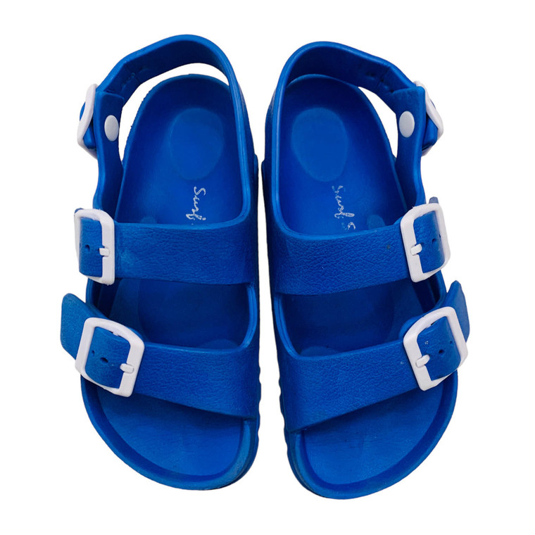 N-Surf Seven, 10, rubber buckle sandals, Blue - Thread