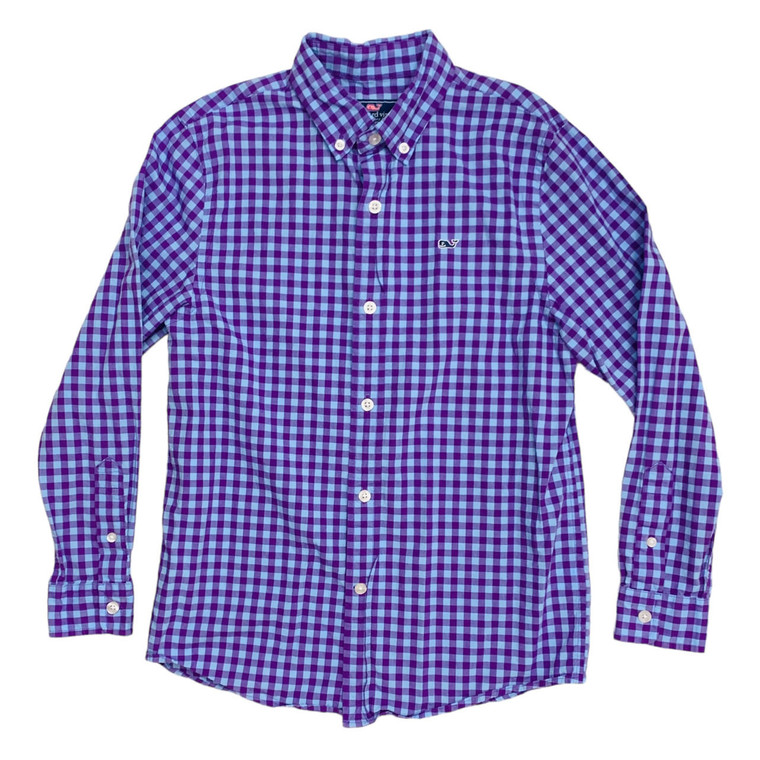 Blue/Purple Gingham, front