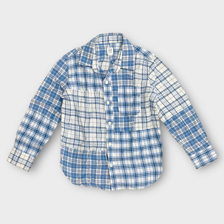 Blue/White Plaid, front