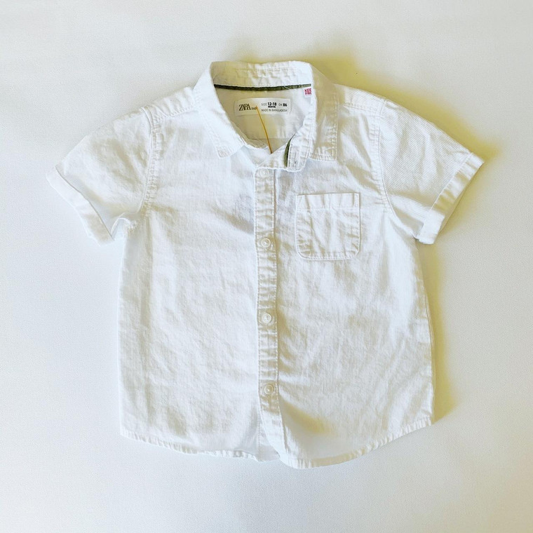 Zara B-Zara, 12-18M, s/s cotton button shirt