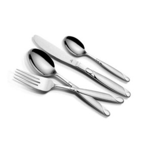 Arshia Silver Matte Cutlery 128pc Set TM1001S Arshia Silver Matte Cutlery 128pc Set TM1001S