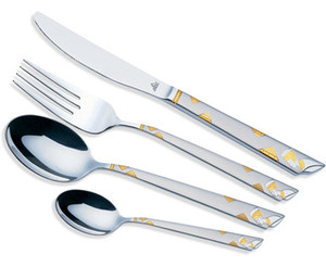 Arshia Gold And Silver Cutlery Set 86pcs TM106GS Arshia Gold And Silver Cutlery Set 86pcs TM106GS