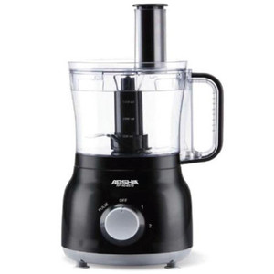 Arshia  Food Processor, Black,2L Bowl 800W,Automatic Safety Lock