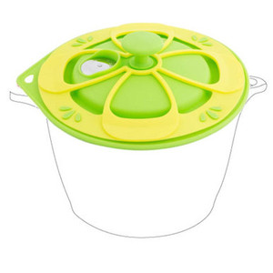Arshia Intelligent Lid with Pot Mat | Green and Yellow Arshia Intelligent Lid with Pot Mat | Green and Yellow