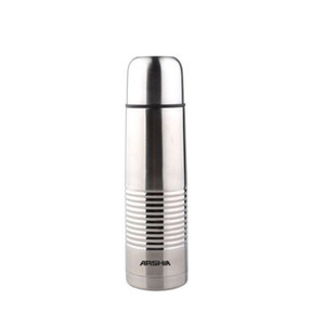 ARSHIA DOUBLE WALL BULLET FLASK 1 LITRE WITH BAG ARSHIA DOUBLE WALL BULLET FLASK 1 LITRE WITH BAG