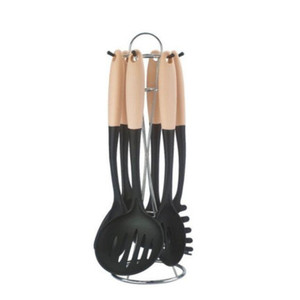 Arshia Enhance Silicon Utensil 7pc Set Peach Arshia Enhance Silicon Utensil 7pc Set Peach