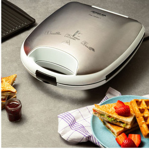 Arshia Sandwich Maker 4-Slice White Arshia Sandwich Maker 4-Slice White