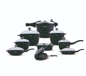 Arshia Premium Die Cast Cookware 18pc Set Nonstick Arshia Premium Die Cast Cookware 18pc Set Nonstick
