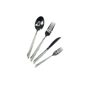 Arshia Cutlery Set 24pcs Silver with stand