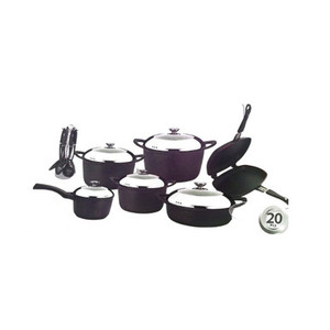 Arshia 20PCS Die Cast Cookware Set CO498