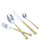 Arshia Gold and silver 24pcs Cutlery Set  TM622GS