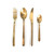 Arshia Gold Brushed Cutlery 24pc Set