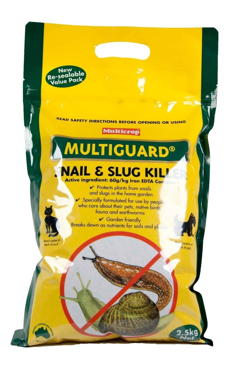 Multiguard Snail & Slug Killer 2.5kg Bait Garden Pest Control Garden Shop