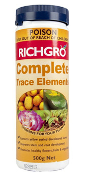 Trace Elements Fertiliser 500g Richgro Garden Plant Fertilizer Manganese