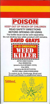 Crab Grass Clover Killer Weed Spray 500ml David Grays Crabgrass