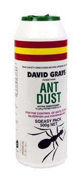 Permethrin 1%  Dusting Insecticide Ant Dust 500g David Grays Fine Powder