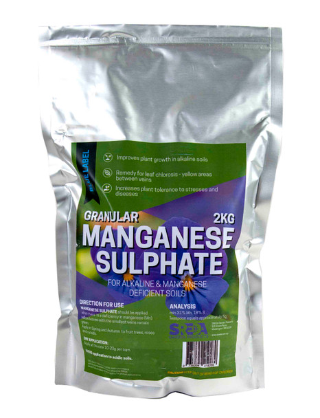 Manganese Sulphate Granular Fertiliser 2kg SREDA  Trace Element Fertilizer