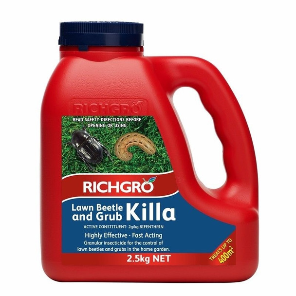 Lawn Beetle & Grub Killa 2.5kg Richgro Insecticide Bifenthrin Ant Insect Killer