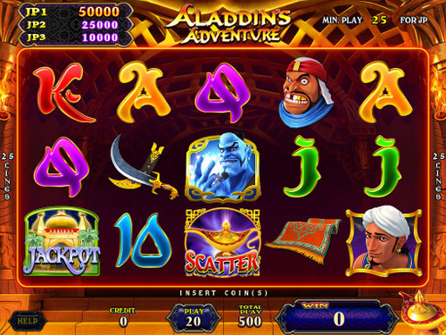 Aladdin's Adventure Game by IGS - VGA 25 Liner