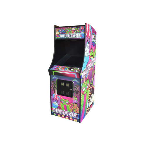 Full Size Midway Style Arcade Game Cabinet with Retro Artwork