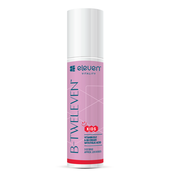 KIDS B-TWELEVEN™ Vitamin B12 cream | B12 + B6 + Folic Acid | Topical Cream