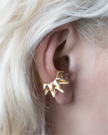 Earcuff dore Pike Double Gold