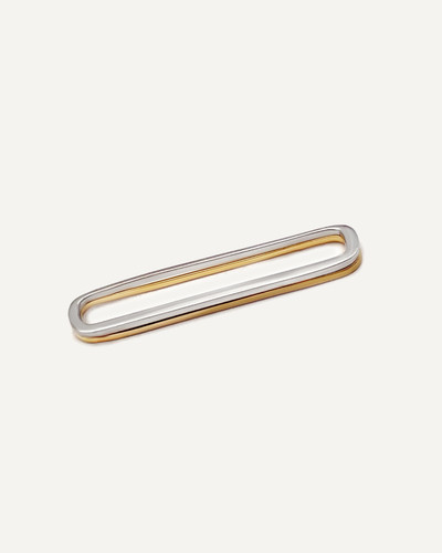 Ear Cuff Nash Gold Silver Rectangle Doré Argenté