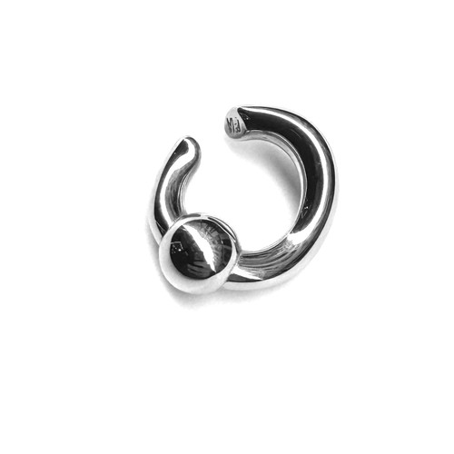 Earcuff Curl Silver argenté