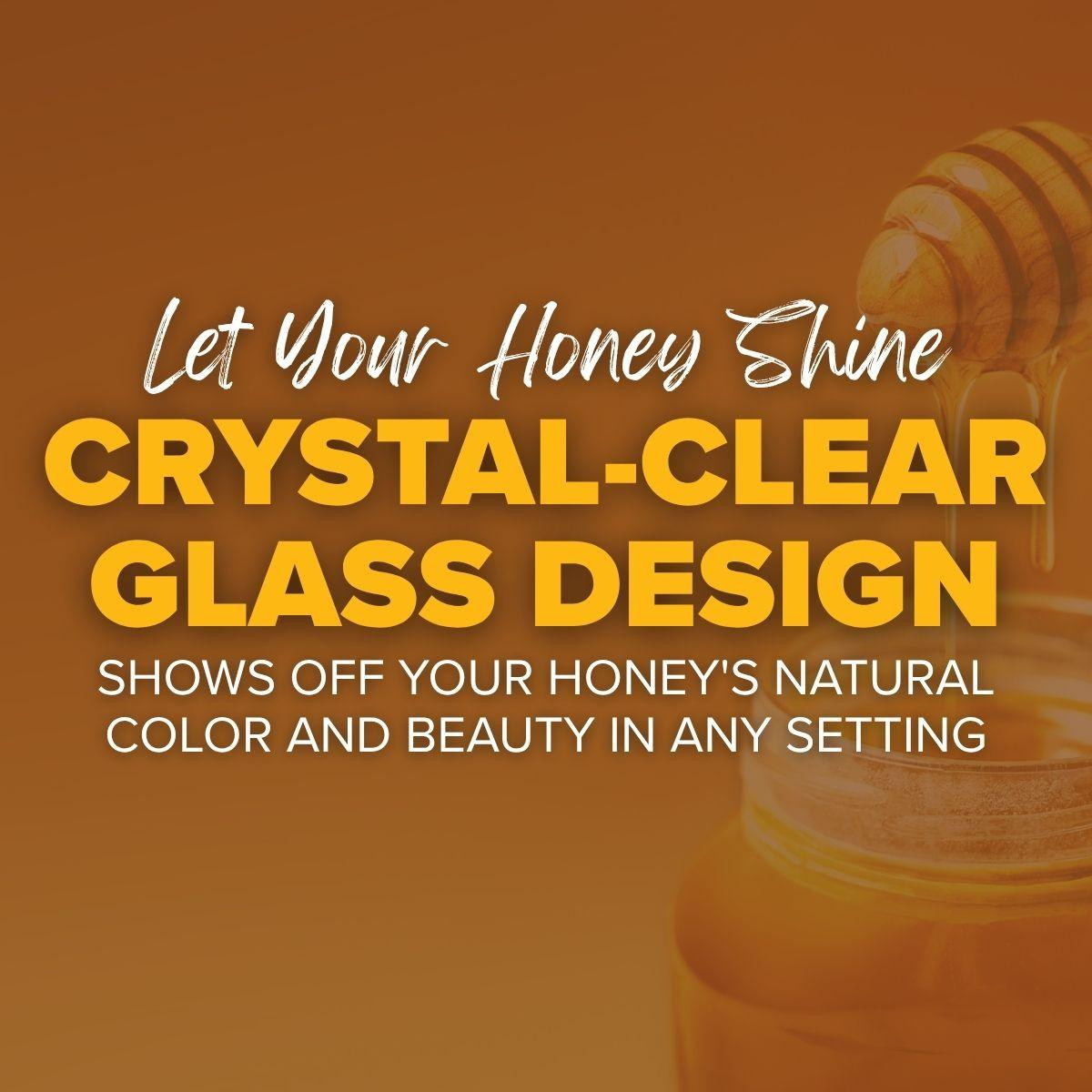 Traditional Queenline Glass Jars - Various Sizes | Mann Lake