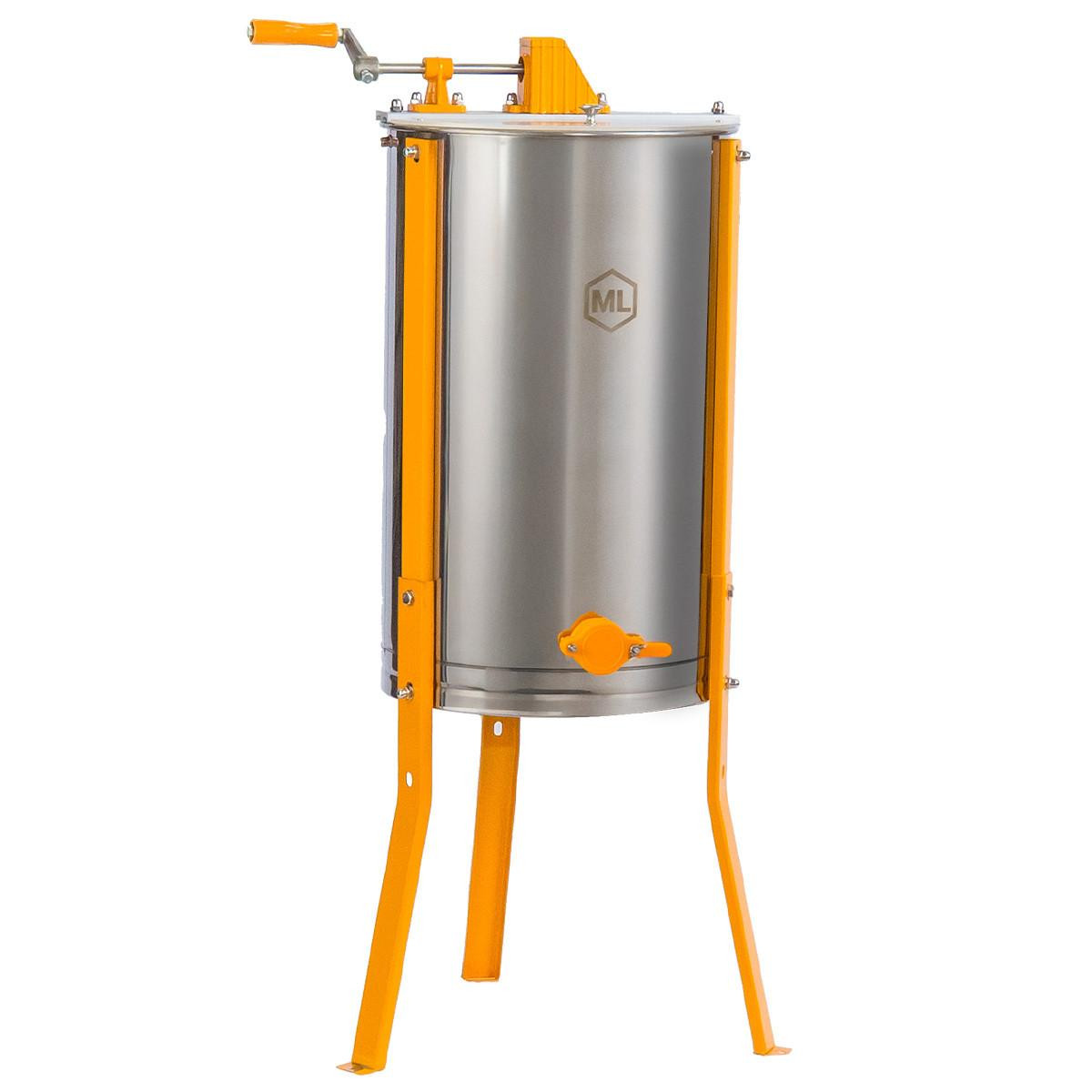 3 Frame Stainless Steel Side Hand Crank Honey Extractor
