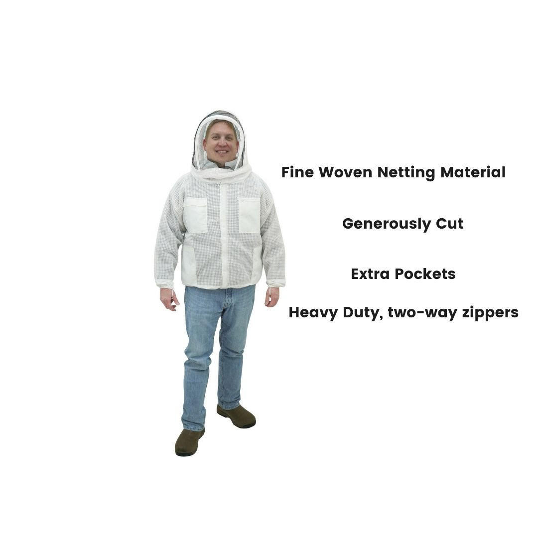 Vented Beekeeping Jacket with Veil | Mann Lake