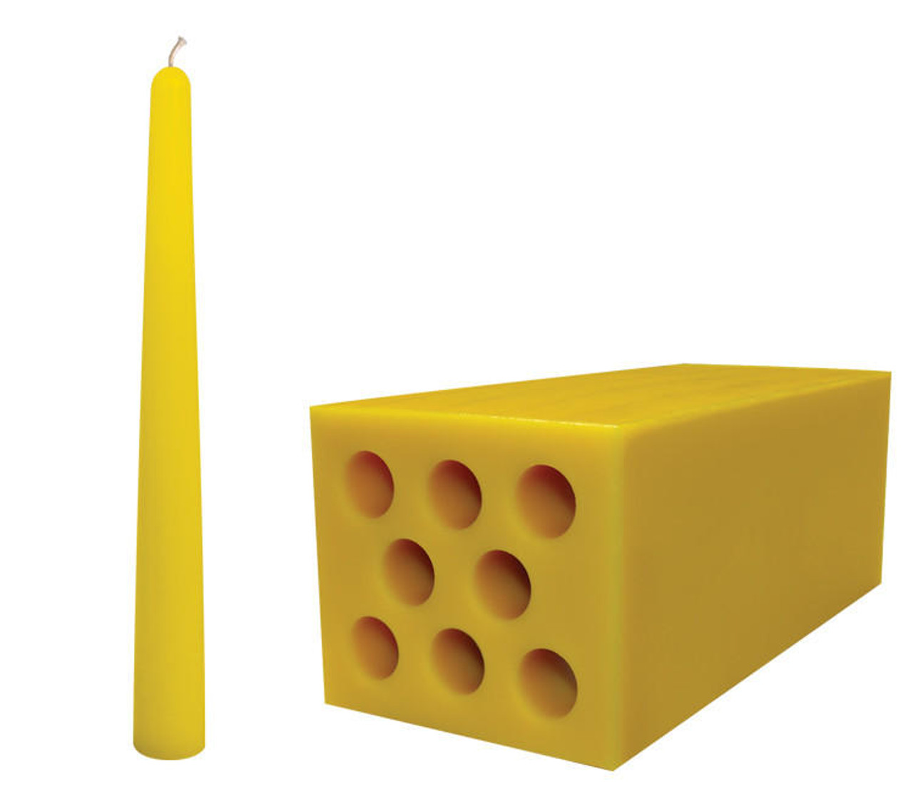 Tall Taper Candle Molds // Pentagon, Octagon, Hexagon Metal Taper